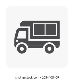 Packaging symbol on white.