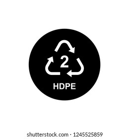Packaging Symbol, Resin Icon, Plastic Wrapping, Recycle Plastic Packing Label, Packing Sign for Food, Food Safe.