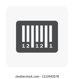 Packaging symbol set on white.
