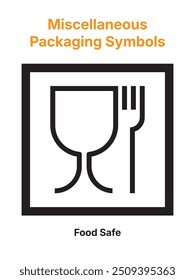 Packaging Symbols. Miscellaneous Packaging Symbols. Food Safe.