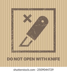 Packaging Symbols. Packaging Symbols for Protecting Contents. Do Not Open with Knife.