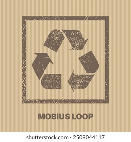 Símbolos de Embalagem. Reciclando Símbolos de Embalagem. Loop Mobius.
