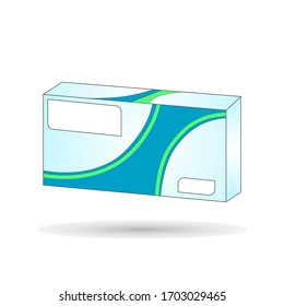 envase para comprimidos. Embalaje para medicamentos. Embalaje de papel.