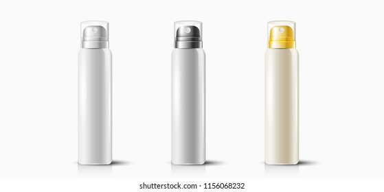 Packaging template hair spray vector design illustration.