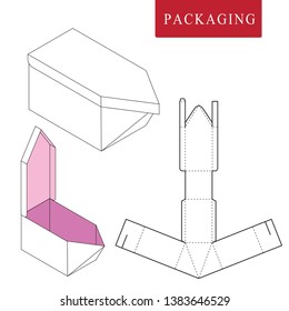 Packaging template ship concept for business.