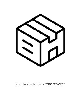 Icono de línea delgada - Inmobiliaria - EDITABLE STROKE - Vector EPS