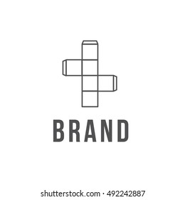 Packaging vector logo design template