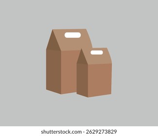 A packaging vector set features high-quality, editable illustrations of various packaging types like boxes, bags, bottles, and containers, perfect for branding, product mockups, labels,digital design.