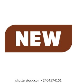 For packaging and websites, a new product label, seal, sticker, or burst flat vector icon

