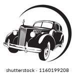 Packard. Vintage car
