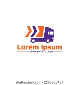 packers movers logo in vector