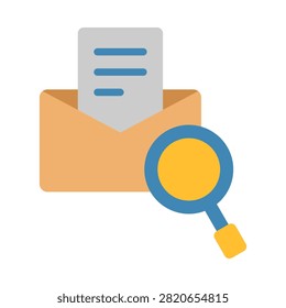 Packet Inspection Icon - Flat Color Icons For Networking and Business Technology