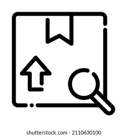 packet package shipment shipping tracking loop ecommerce icon