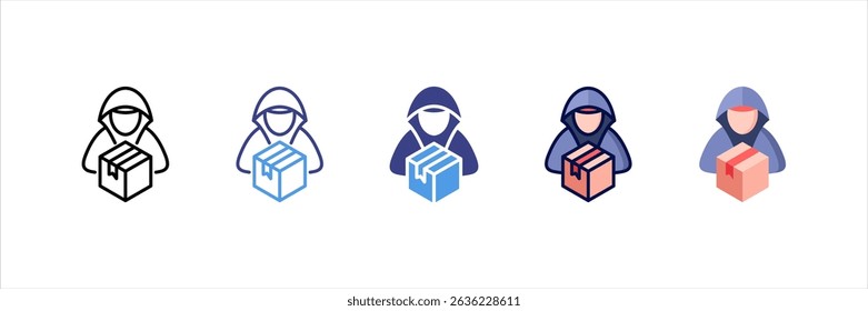 Packet Sniffing Multi Style Icon Set