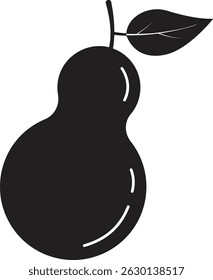  Packham pear icon, crafted with smooth lines and organic appeal