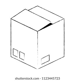 packing box carton icon