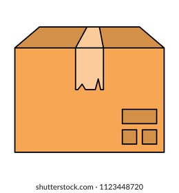 packing box carton icon