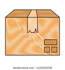 packing box carton icon