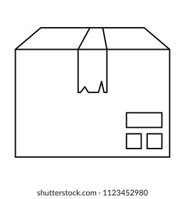 packing box carton icon