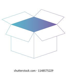 packing box carton icon