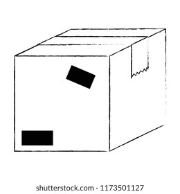 packing box carton icon