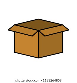 packing box carton icon
