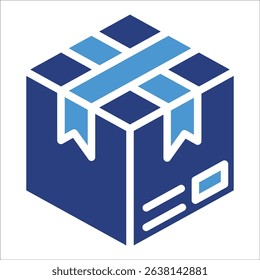 Packing Box Icon Element For Design