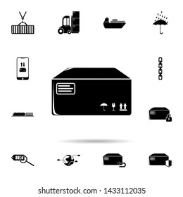 packing box icon. Universal set of logistic for website design and development, app development