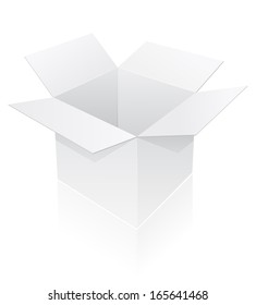 packing box vector illustration isolated on white background