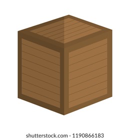 packing box wood icon