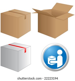 packing case, move, parcel service