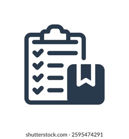 Packing Checklist for Study Abroad Vector Icon