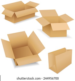 Packing craft paper box