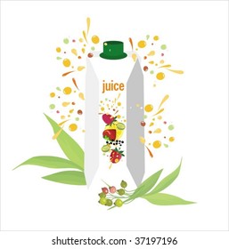 Packing with fruit juice