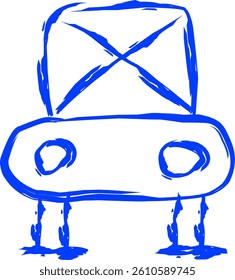packing icon in Doodle style 