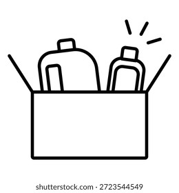Packing icon material for daily necessities such as boxed detergent