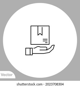 Packing icon sign vector,Symbol, logo illustration for web and mobile