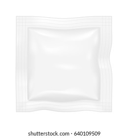 Packing for the isolation of the product on a white background. Graphic concept for your design