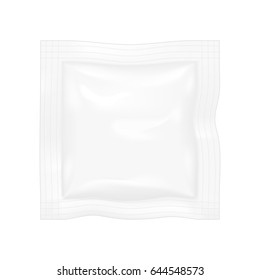 Packing for the isolation of the product on a white background. Graphic concept for your design