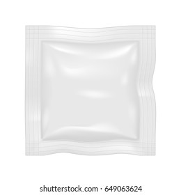 Packing for the isolation of the product on a white background. Graphic concept for your design