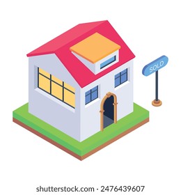 Packing Up Isometric Style Icons 
