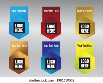 packing label tag design template , gold color label tag design vector  