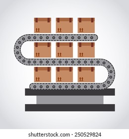 packing machine design, vector illustration eps10 graphic 