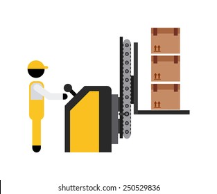 packing machine design, vector illustration eps10 graphic 