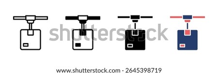 Packing Machine icon sheet multiple style collection