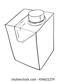 packing milk boxe picture, vector packing 
