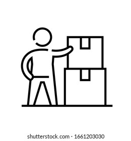 Copia de seguridad para icono de línea móvil, signo de concepto, ilustración de vector de contorno, símbolo lineal.