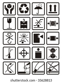 Packing & Shipping icons set