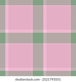 Packing texture vector background, beautiful seamless check pattern. Robe fabric tartan plaid textile in light and pastel colors palette.