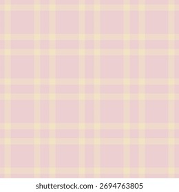 Packing vector background plaid, real seamless texture pattern. Net tartan check textile fabric in light color palette.